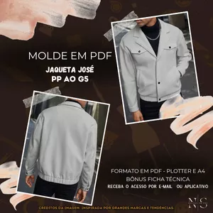 Imagem de capa para o Curso online ✨NS Molde em PDF✨ - Jaqueta José ID 6056725 [PP ao G5]✨