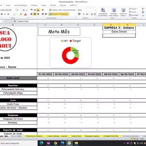 Imagem de capa para o Curso online PLANILHA DE VENDAS DELIVERY E RESTAURANTE