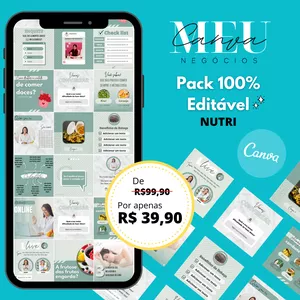 Pack Meu Canva (Nutri) por Meu