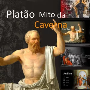 Imagem de capa para o Curso online Platão - Template de PowerPoint