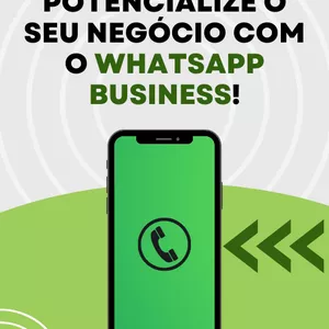 Imagem de capa para o Ebook Potencialize o seu Negócio com o WhatsApp Business