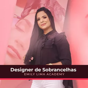 Imagem de capa para o Curso online Designer de Sobrancelhas – Emily Lima Academy