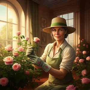Imagem de capa para o Ebook Guia Completo para Cultivar Rosas em Pequenos Vasos Dentro de Casa