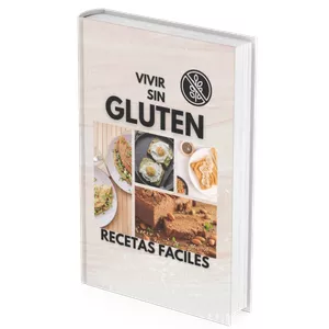 Imagen de portada para Ebook Vivir sin gluten recetas faciles.