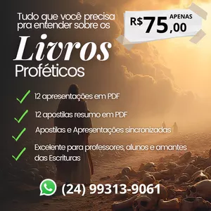 Imagem de capa para o Ebook Kit Aula - Livros Proféticos