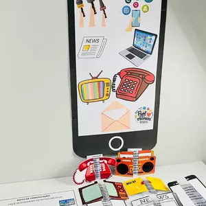 Imagem de capa para o Ebook Meios de comunicação ✉️📱📺