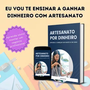 Imagem do curso Artesanato por Dinheiro - Aprenda Como Montar um Negócio do Zero