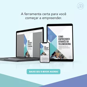 Imagem de capa para o Ebook Como empreender através da telemedicina