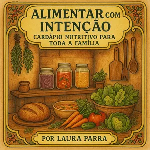 Imagem de capa para o Ebook Alimentar com Intenção: Cardápio Nutritivo para Toda a Família