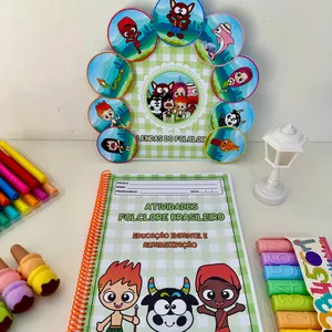 Imagem de capa para o Ebook Atividades e Luva: Lendas do Folclore 