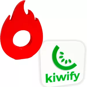Imagem de capa para o Ebook Hotmart e Kiwify em um e-book.