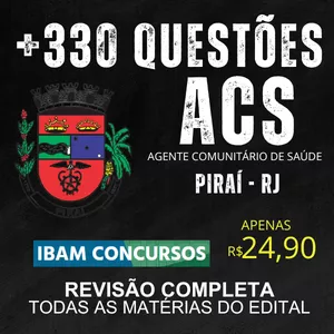 PIRAÍ/RJ - AGENTE COMUNITÁRIO DE SAÚDE (ACS) 