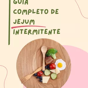 Imagem de capa para o Ebook Guia Completo de Jejum Intermitente