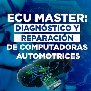 Imagen de portada para Curso online ECU Master: Curso de Diagnóstico y Reparación de Computadoras de Autos