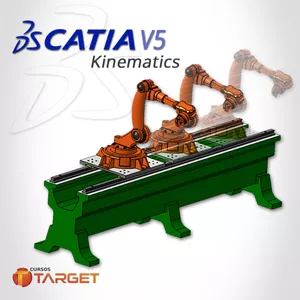 Imagem de capa para o Curso online CATIA V5 Kinematics