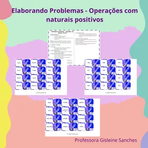 Imagem de capa para o Ebook Elaborando Problemas - Operações com Naturais Positivos
