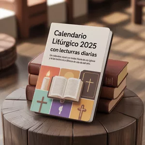 Imagen de portada para Ebook Calendario Litúrgico 2025 con Lecturas Diarias