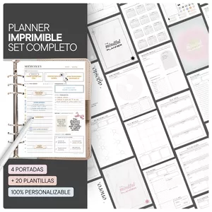 Imagen de portada para Curso online Agenda para imprimir | Plantillas mensuales, semanales y diarias de productividad