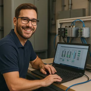 Imagem do curso Curso Completo: Linkando PLC e SCADA na Prática – Do Zero ao Supervisório Profissional