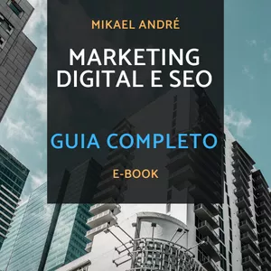 Imagem de capa para o Ebook  Guia Completo de Marketing Digital e SEO