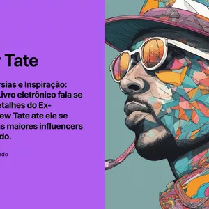 Imagem de capa para o Ebook Andrew Tate Entre Controvérsias e Inspiração