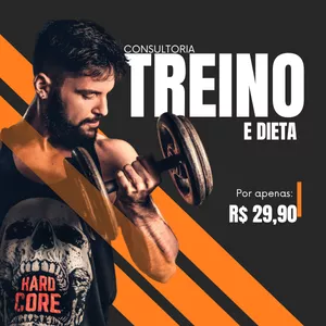 Imagem de capa para o Serviço online CONSULTORIA TREINO E DIETA
