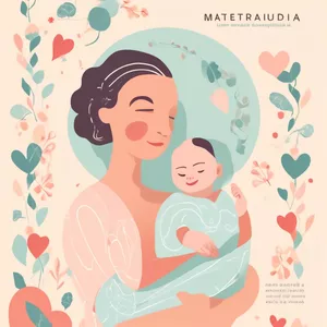 Imagem de capa para o Ebook "Maternidade Descomplicada: Um Guia Prático para a Jornada da Mãe Moderna"
