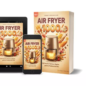 Imagen de portada para Ebook 🔥 AIR FRYER 1000: +1000 RECETAS PARA AIR FRYER DELICIOSAS 🍗✨