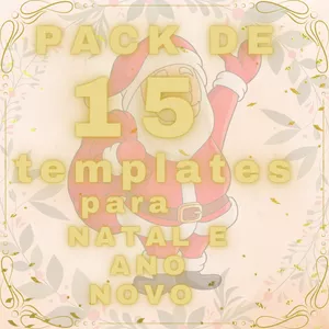 Imagem de capa para o Ebook Pack de Ano Novo e Natal