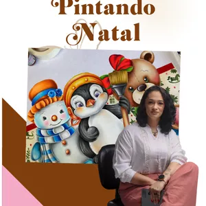 Curso Pintura em Tecido - Curso Natal Iluminado 
