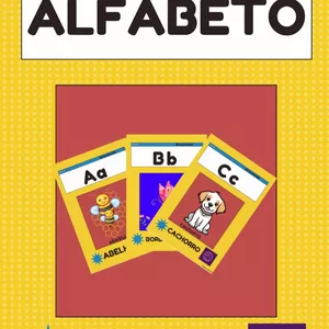 Imagem de capa para o Ebook Alfabeto Ilustrado de A a Z