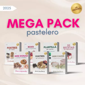 Imagen de portada para Ebook MEGA PACK PASTELERO