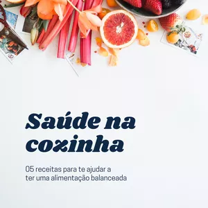 Imagem de capa para o Curso online Livro de receitas saudaveis e praticas 
