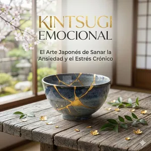 Imagen de portada para Ebook KINTSUGI EMOCIONAL El Arte Japonés de Sanar la Ansiedad y el Estrés Crónico