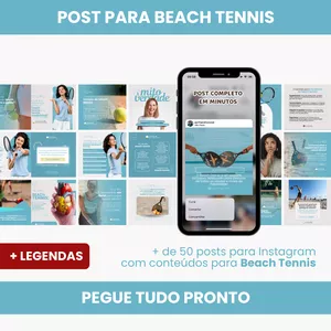 Imagem de PACK PARA BEACH TENNIS criado por Creative Packs Arts na hotmart