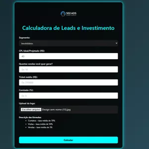 Imagem de capa para o Curso online Calculadora de Leads e Investimento – Descubra quanto investir para vender todos os dias!