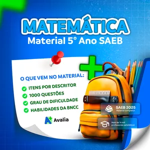 Imagem do curso 5º ANO - MATERIAL PARA O SAEB - MATEMÁTICA