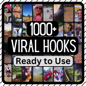 Cover image for Online course The Ultimate 1000+ Viral Hooks Video Bundle