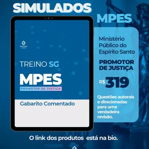 Imagem do curso MPES 2025 | Simulados - 300 questões