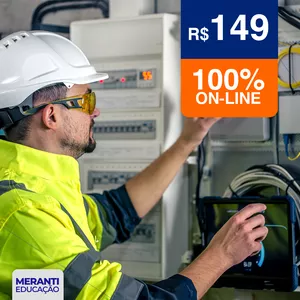 Imagem de capa para o Curso online NR 10 Básico Reciclagem