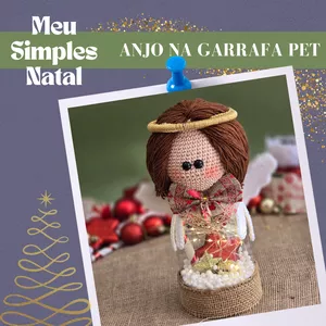 Imagem de capa para o Curso online LUMINARIA ANJO COM GARRAFA PET