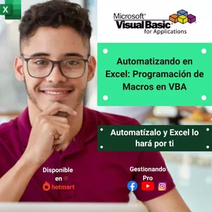 Imagen de portada para Curso online Automatizando en Excel: Programación de macros en VBA