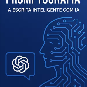 Imagem de capa para o Ebook EBOOK PROMPTOGRAFIA - A ESCRITA INTELIGENTE COM IA + 3 BÔNUS