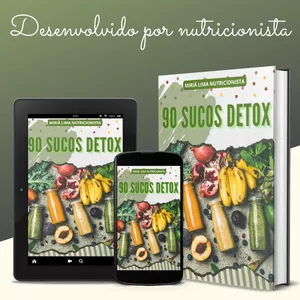 Imagem de capa para o Ebook 90 Sucos Detox