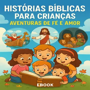Imagem de capa para o Ebook Histórias Biblícas Infantil