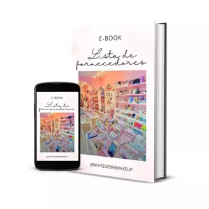 Imagem de capa para o Ebook Lista De Fornecedores De Maquiagem + Passo a Passo Completo Para Loja Do Absoluto Zero