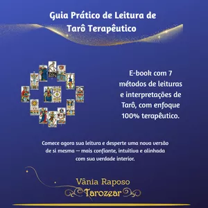 Imagem de capa para o Ebook Guia Prático de Técnicas de Leitura de Tarô Terapêutico