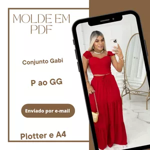 Imagem de capa para o Ebook Molde conjunto Gabi 