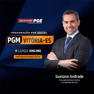 Imagem de capa para o Curso online PREPARAÇÃO PRÉ EDITAL PGM VITÓRIA