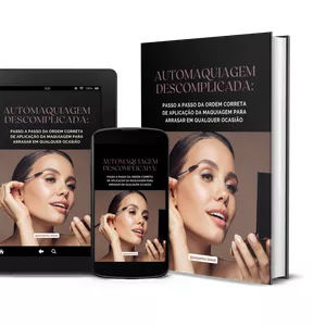 Imagem de capa para o Ebook Automaquiagem Descomplicada 